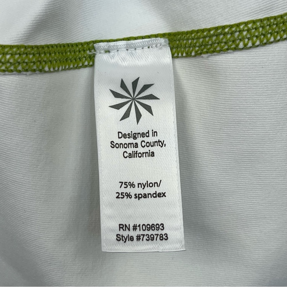 Athleta Sun Shade 1/4 Zip Long Sleeve Pullover Rashguard White Size 1X - Picture 7 of 12